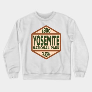 Yosemite National Park badge Crewneck Sweatshirt